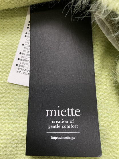 miette/ミエット/ニット/セーター/トップス/ライトグリーン/F