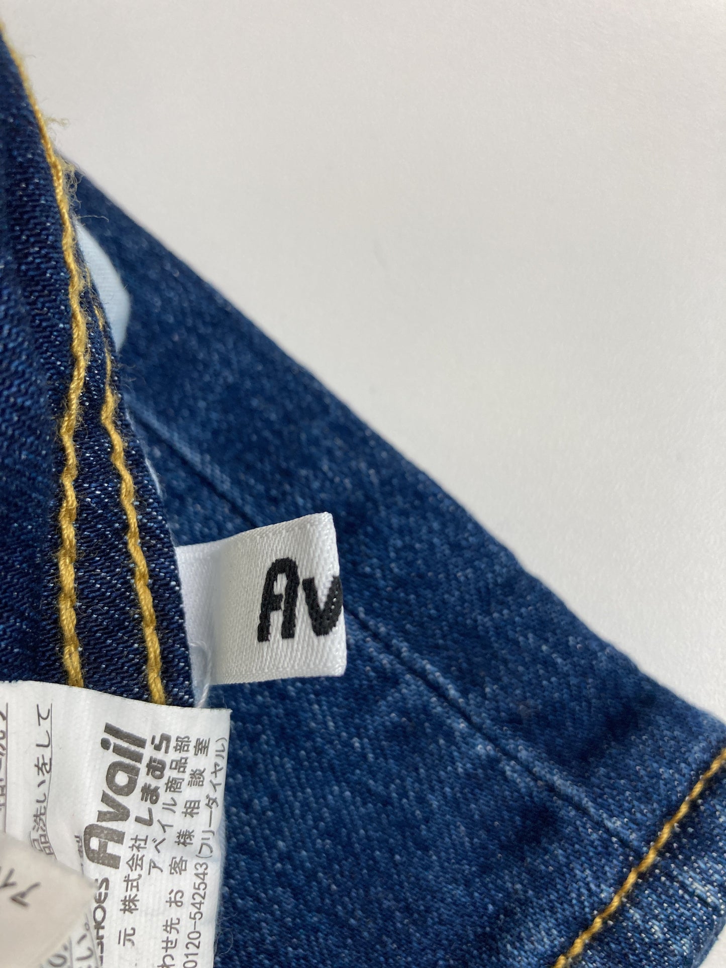 Avail/デニムパンツ/パンツ/ネイビー/ウエスト61 ヒップ89 また下丈73