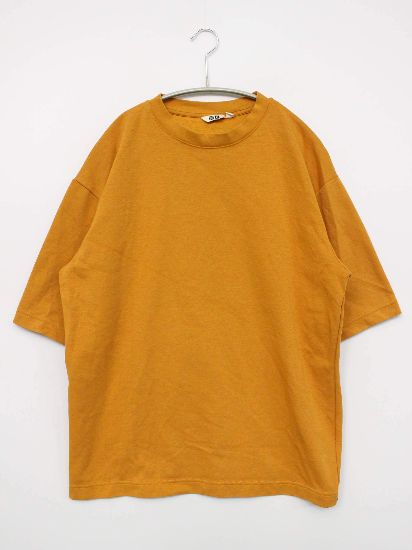 UNIQLO/ユニクロ/Tシャツ/カットソー/トップス/オレンジ/L