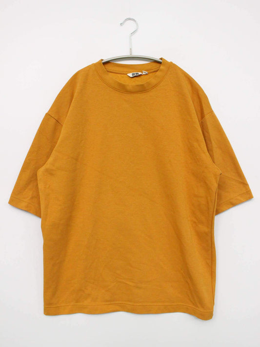 UNIQLO/ユニクロ/Tシャツ/カットソー/トップス/オレンジ/L