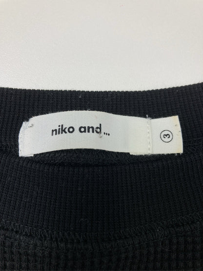 niko and .../ニコアンド/ニット/セーター/トップス/ブラック/3