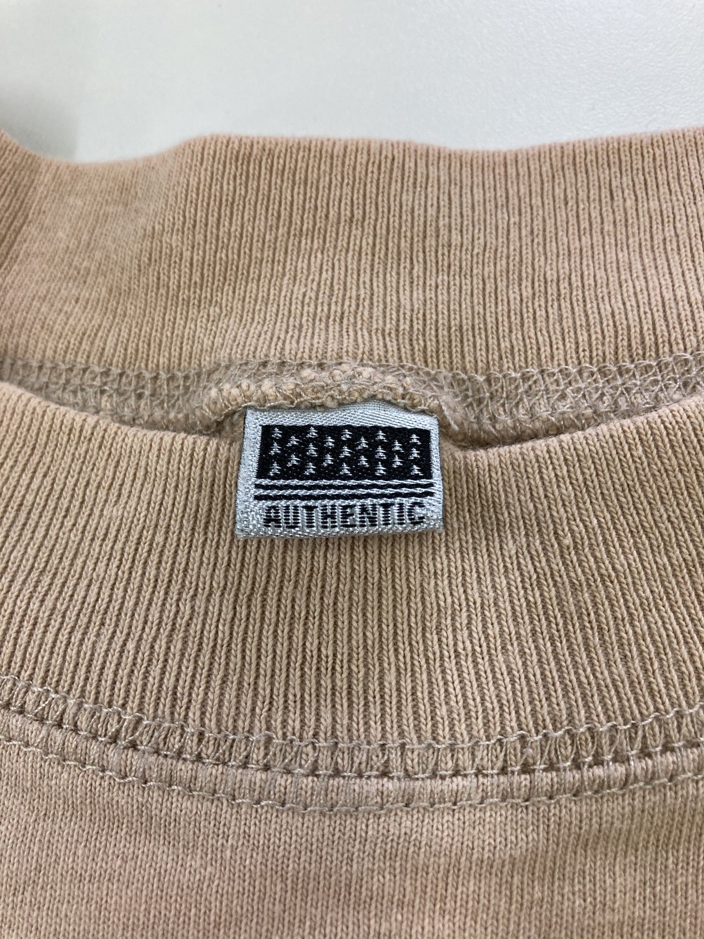 AUTHENTIC/Tシャツ/カットソー/トップス/ベージュ/M
