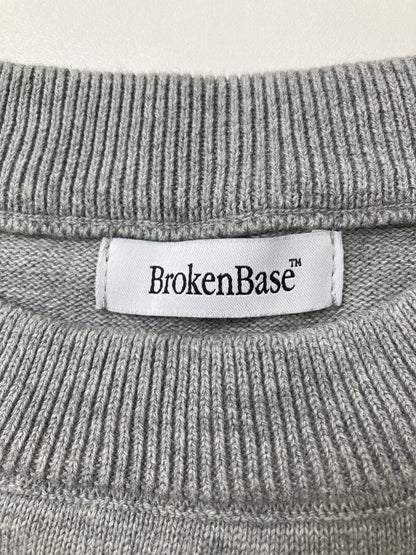BROKENBASE/ブロークンベース/ニット/セーター/トップス/グレー/M