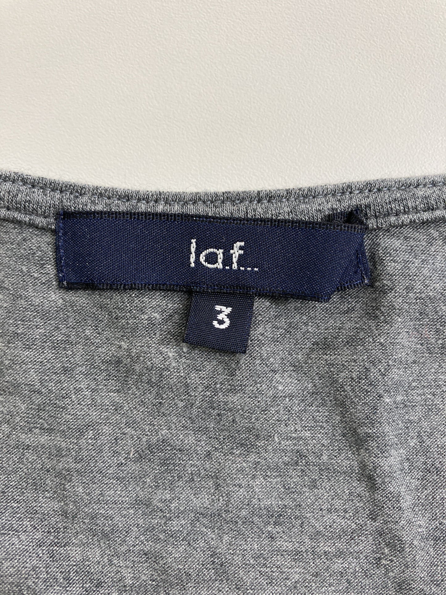 la.f.../Tシャツ/カットソー/トップス/グレー/3