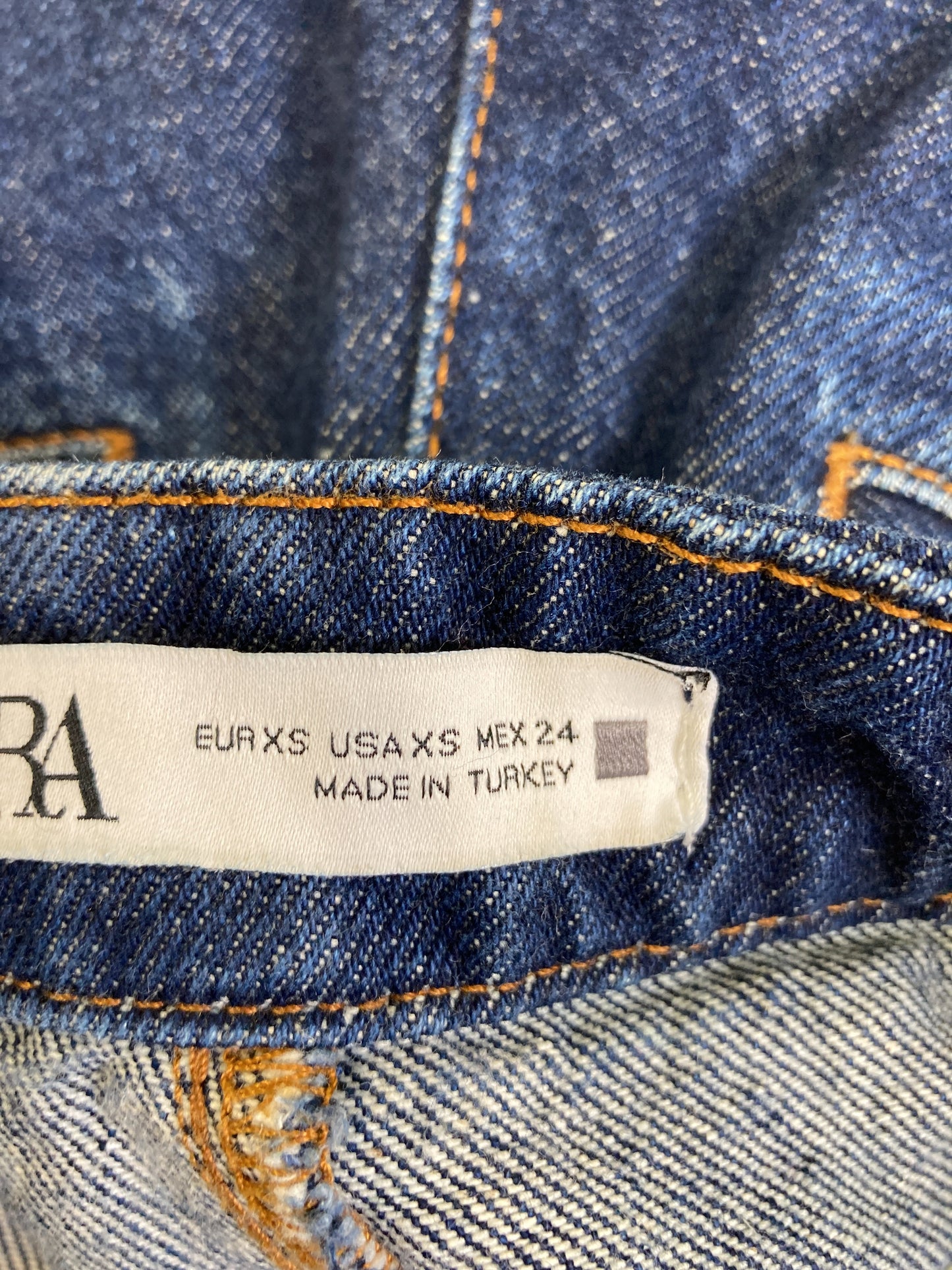 ZARA/ザラ/デニムパンツ/パンツ/ネイビー/EUR XS/USA XS/MEX 24