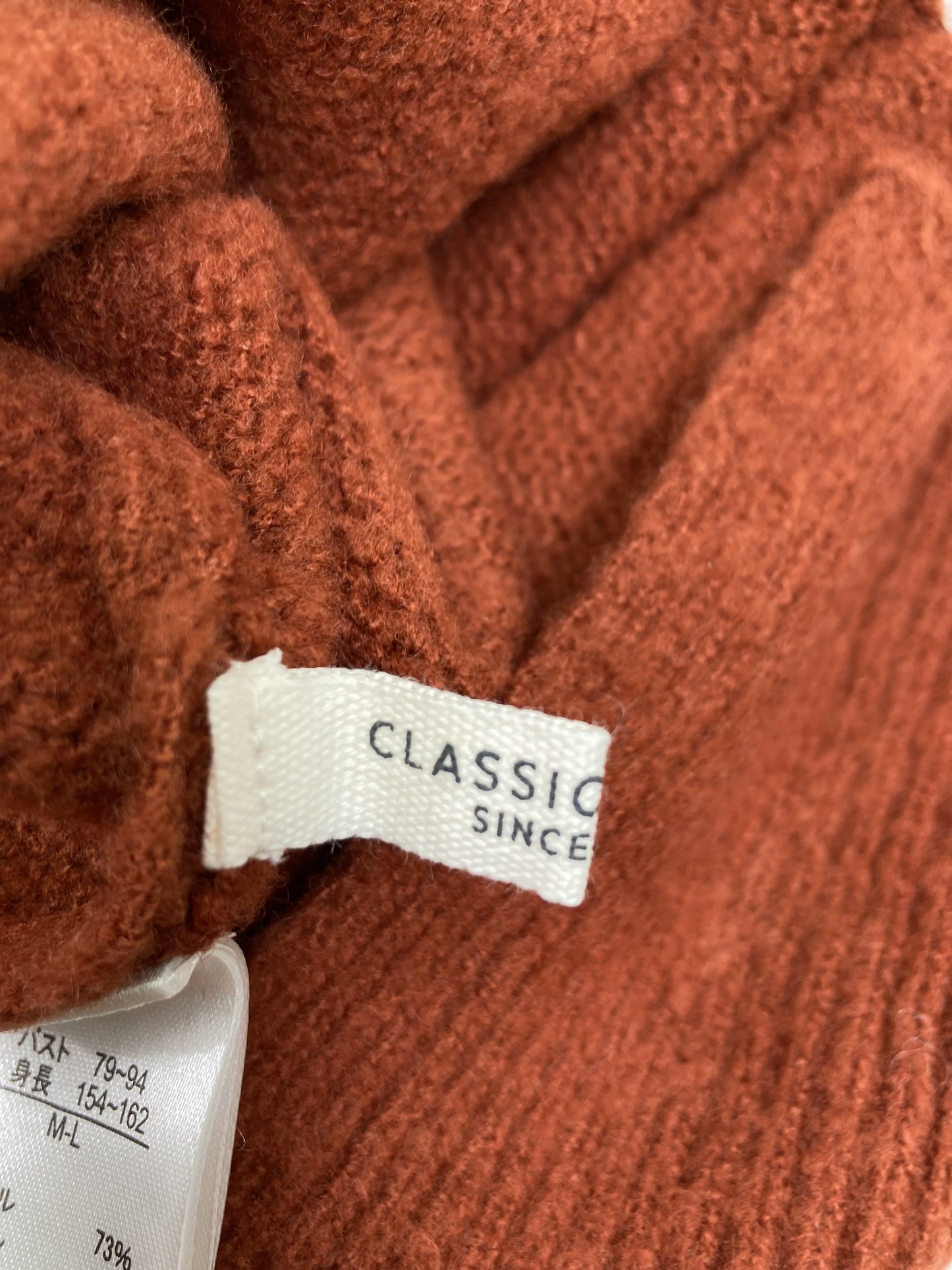 CLASSICAL ELF/クラシカルエルフ/ニット/セーター/トップス/ブラウン/M-L