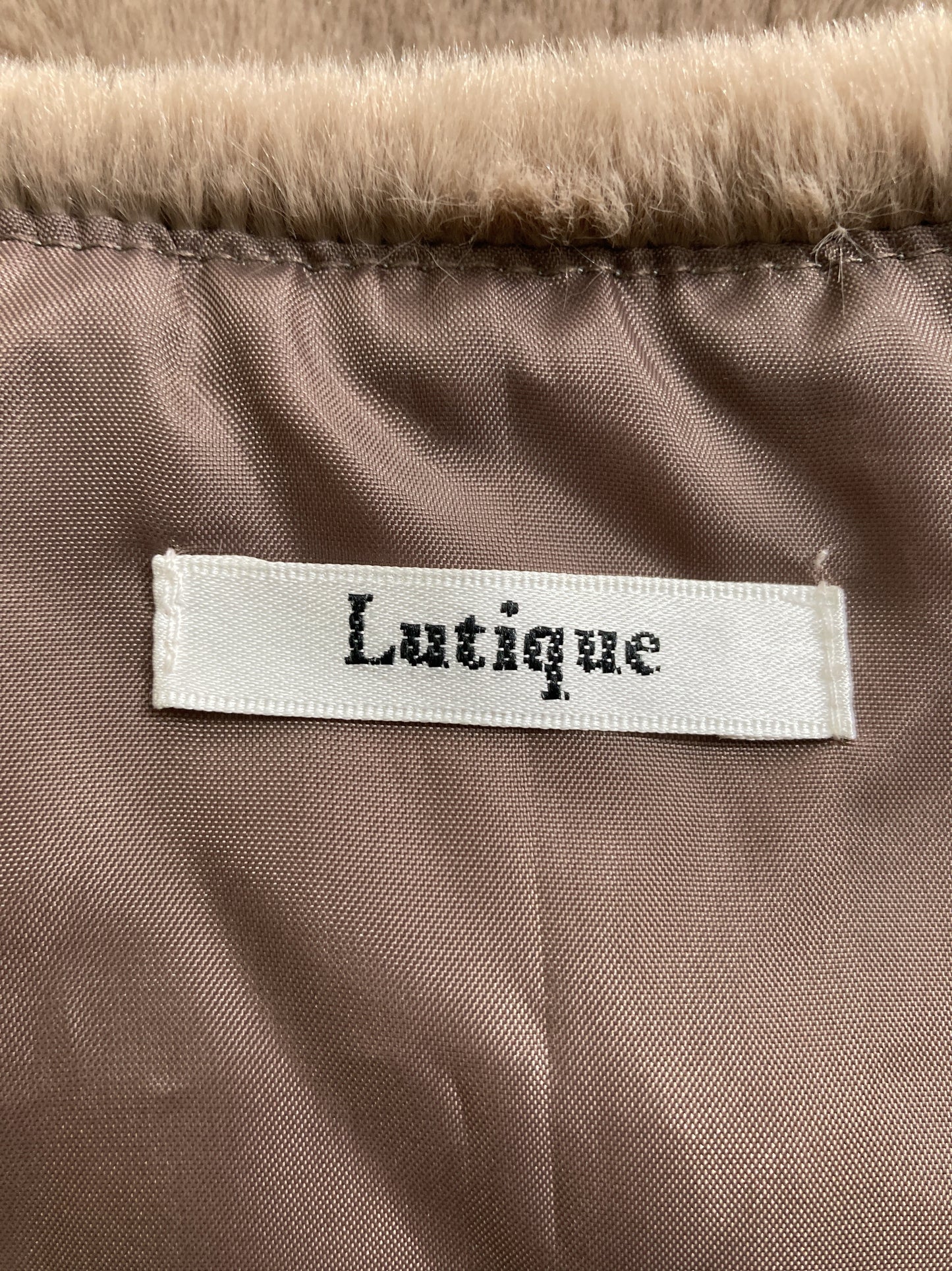 Luti que/ルティーク/ベスト/トップス/ベージュ/M