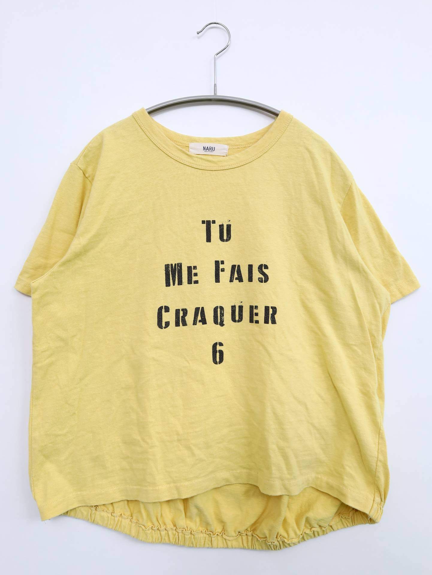 NARU/Tシャツ/カットソー/トップス/イエロー/1