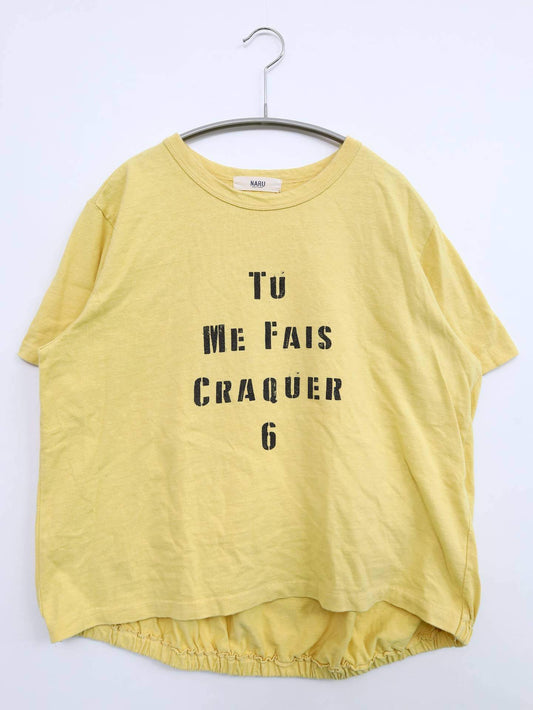 NARU/Tシャツ/カットソー/トップス/イエロー/1