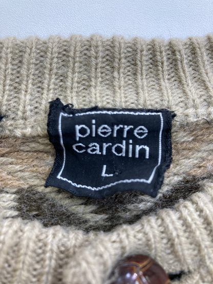 pierre cardin/ニット/セーター/トップス/ベージュ/L