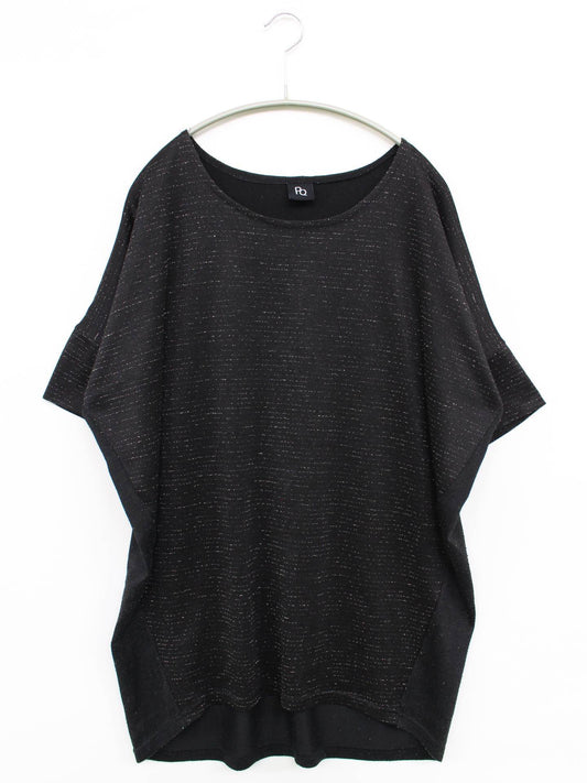 PQ/Tシャツ/カットソー/トップス/ブラック/M