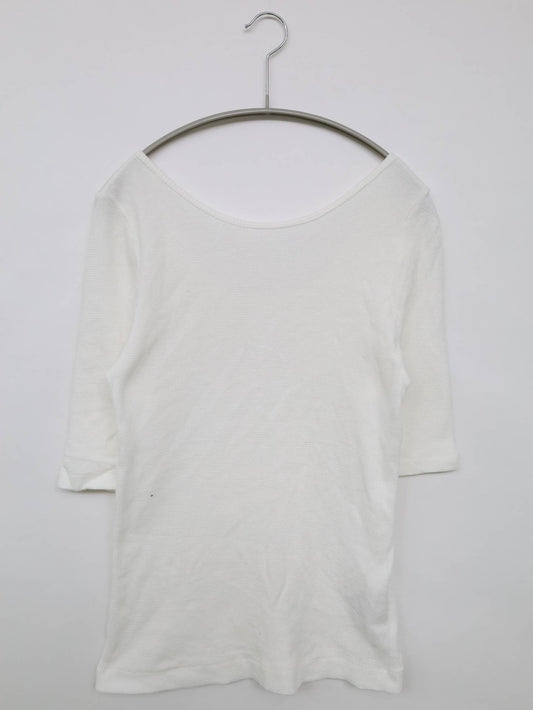 smile cotton/Tシャツ/カットソー/トップス/ホワイト/F