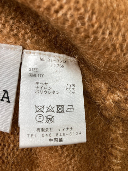 KiiRA/ニット/セーター/トップス/ブラウン/F