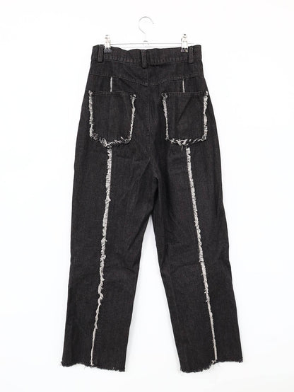 nemne/ネンネ/デニムパンツ/パンツ/ブラック/S