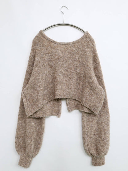 カーディガン/ボレロ/トップス/ブラウン/M