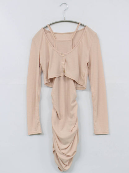 アンサンブル/トップス/ピンク