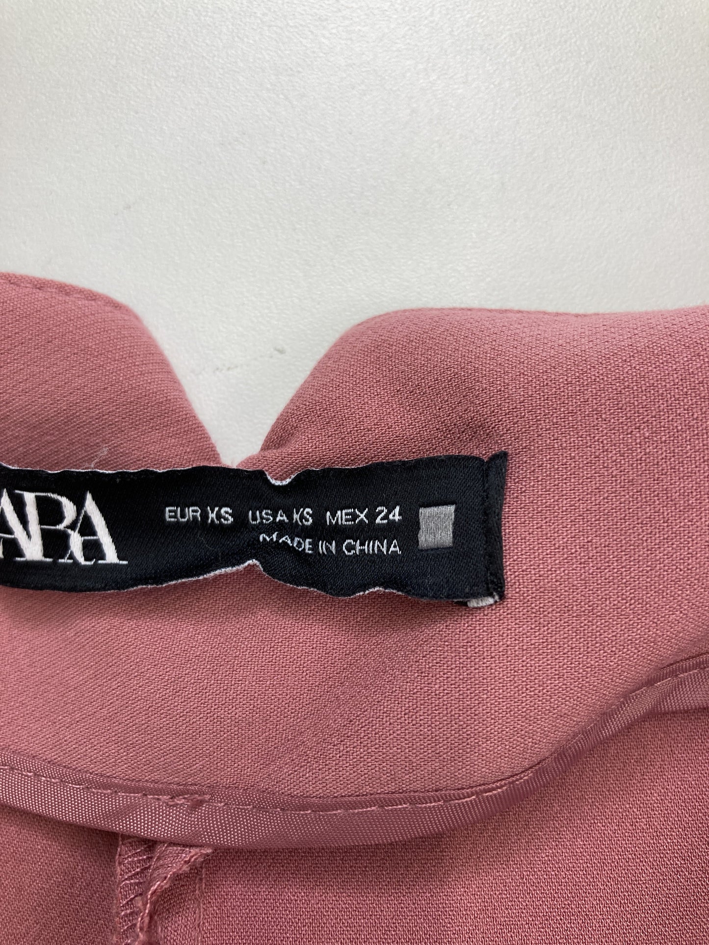ZARA/ザラ/スラックス/パンツ/ピンク/EUR XS/USA XS/MEX 24