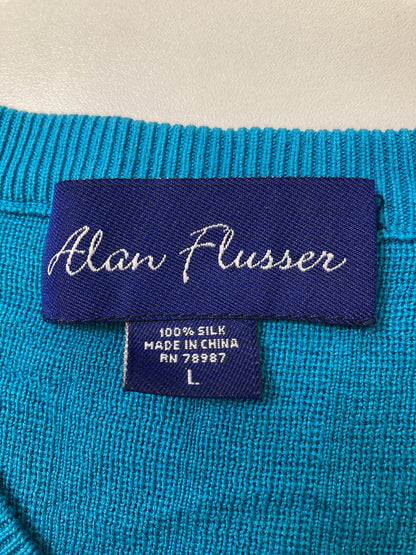 Alan Flusser/ベスト/トップス/スカイブルー/L