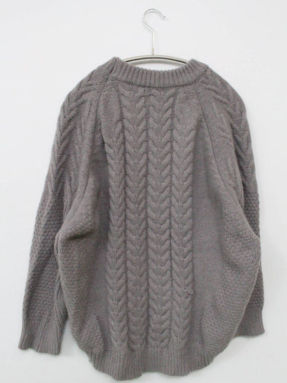 ニット/セーター/トップス/グレー