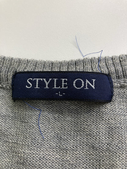 STYLE ON/ベスト/トップス/グレー/L