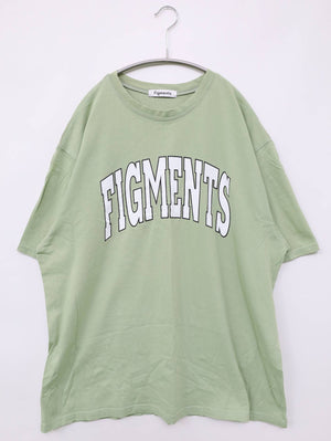 Figments/フィグメンツ/Tシャツ/カットソー/トップス/ライトグリーン/M