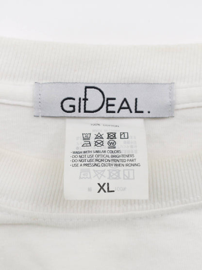 GIDEAL/Tシャツ/カットソー/トップス/ホワイト/XL