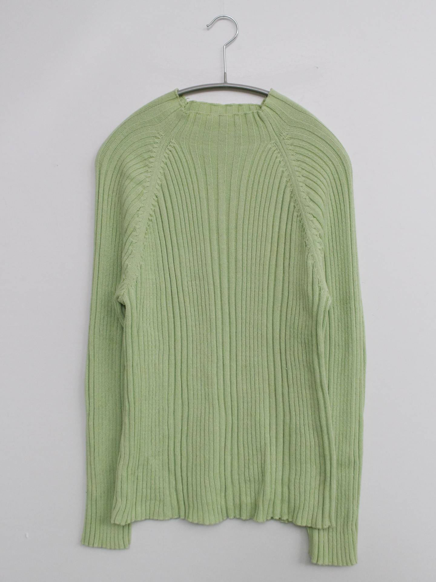studio works/ニット/セーター/トップス/ライトグリーン/M