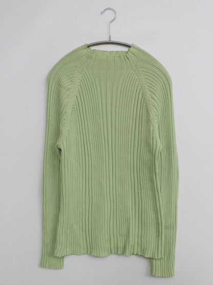 studio works/ニット/セーター/トップス/ライトグリーン/M