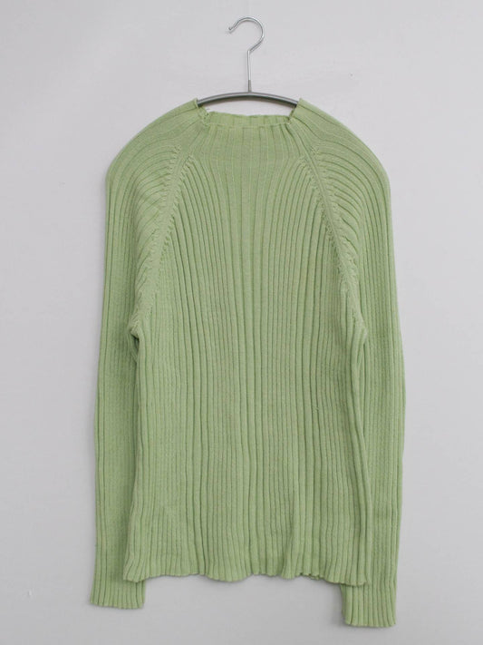 studio works/ニット/セーター/トップス/ライトグリーン/M