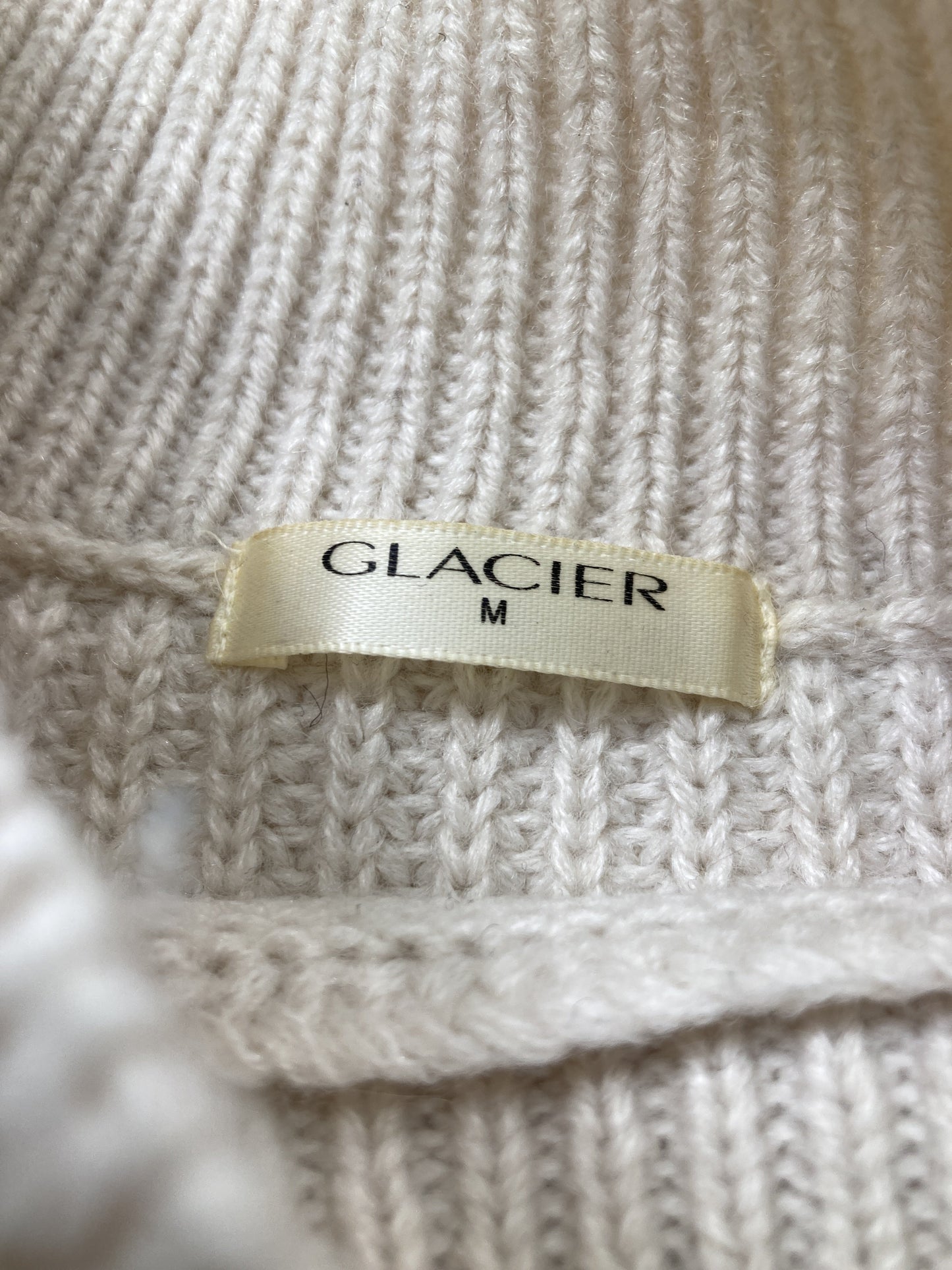 GLACIER/グラシア/ニット/セーター/トップス/アイボリー/M