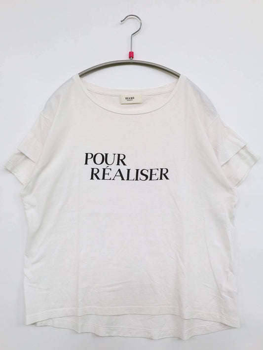 BEAMS HEART/ビームスハート/Tシャツ/カットソー/トップス/ホワイト