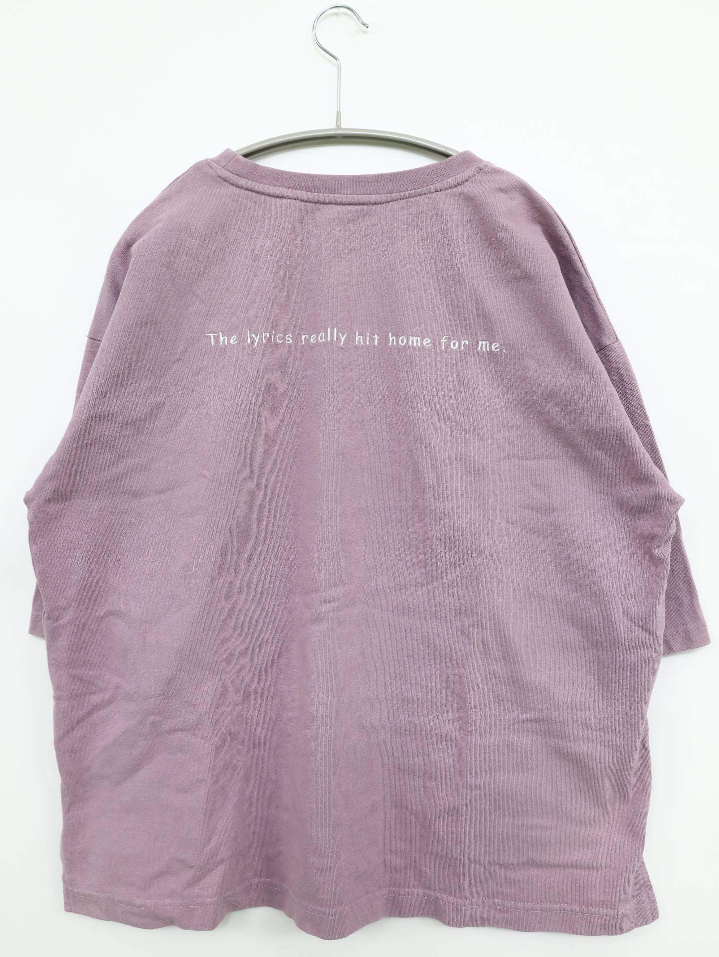 Tシャツ/カットソー/トップス/パープル/F