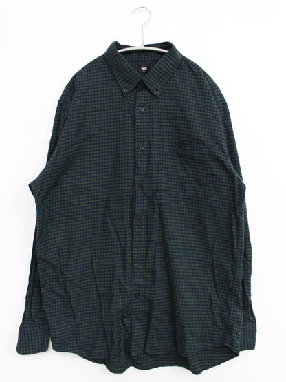 UNIQLO/ユニクロ/シャツ/ブラウス/トップス/グリーン/XL