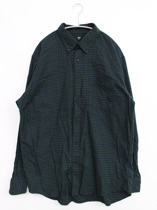 UNIQLO/ユニクロ/シャツ/ブラウス/トップス/グリーン/XL