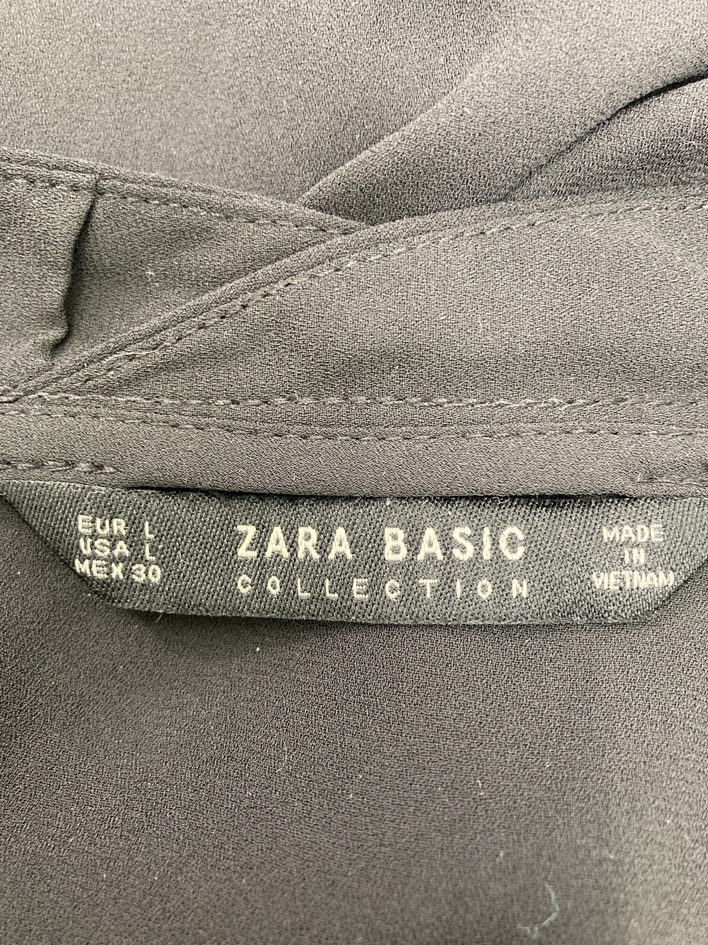 ZARA/ザラ/シャツ/ブラウス/トップス/ブラック/L