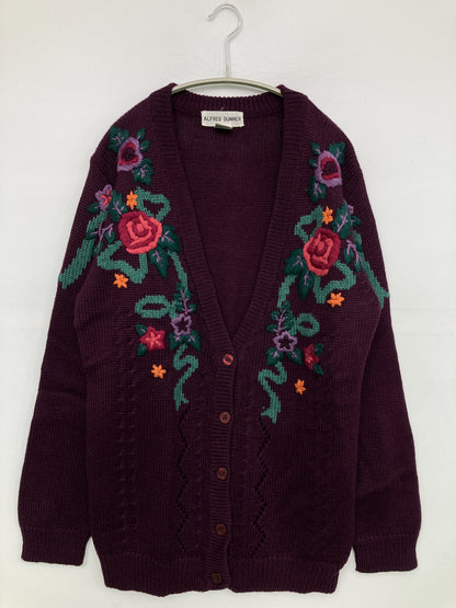 alfred dunner/アルフレッドダナー/カーディガン/ボレロ/トップス/パープル/S