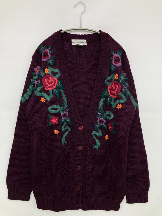 alfred dunner/アルフレッドダナー/カーディガン/ボレロ/トップス/パープル/S