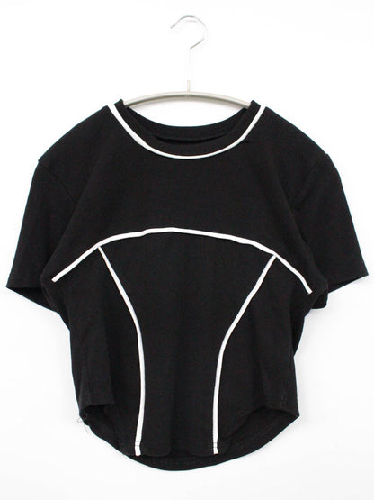 mie/Tシャツ/カットソー/トップス/ブラック