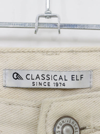 CLASSICAL ELF/デニムパンツ/パンツ/アイボリー/L
