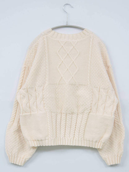 ニット/セーター/トップス/ホワイト