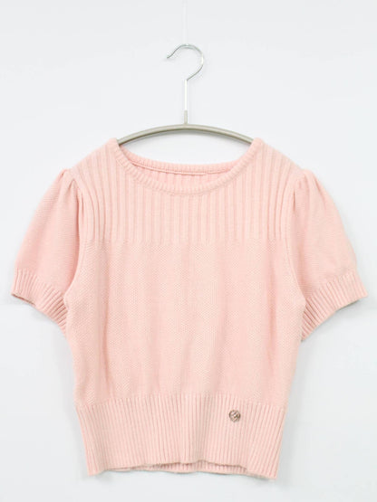 ニット/セーター/トップス/ピンク