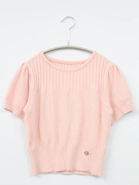 ニット/セーター/トップス/ピンク