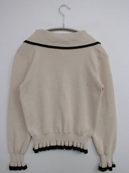 ニット/セーター/トップス/ホワイト