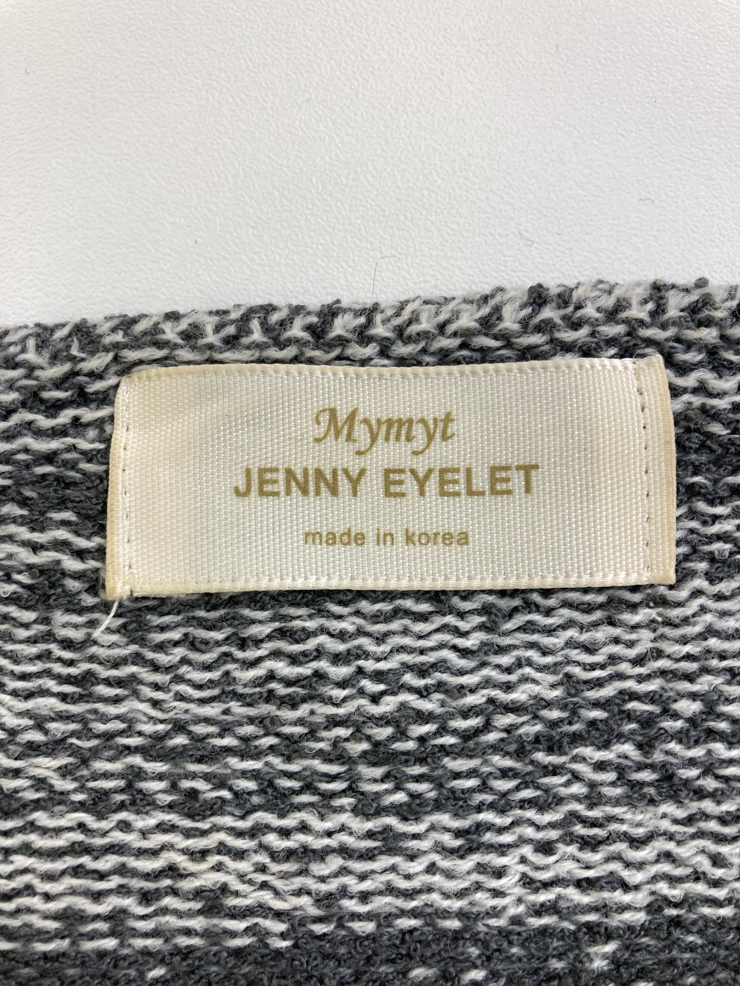 JENNY EYELET/カーディガン/ボレロ/トップス/グレー