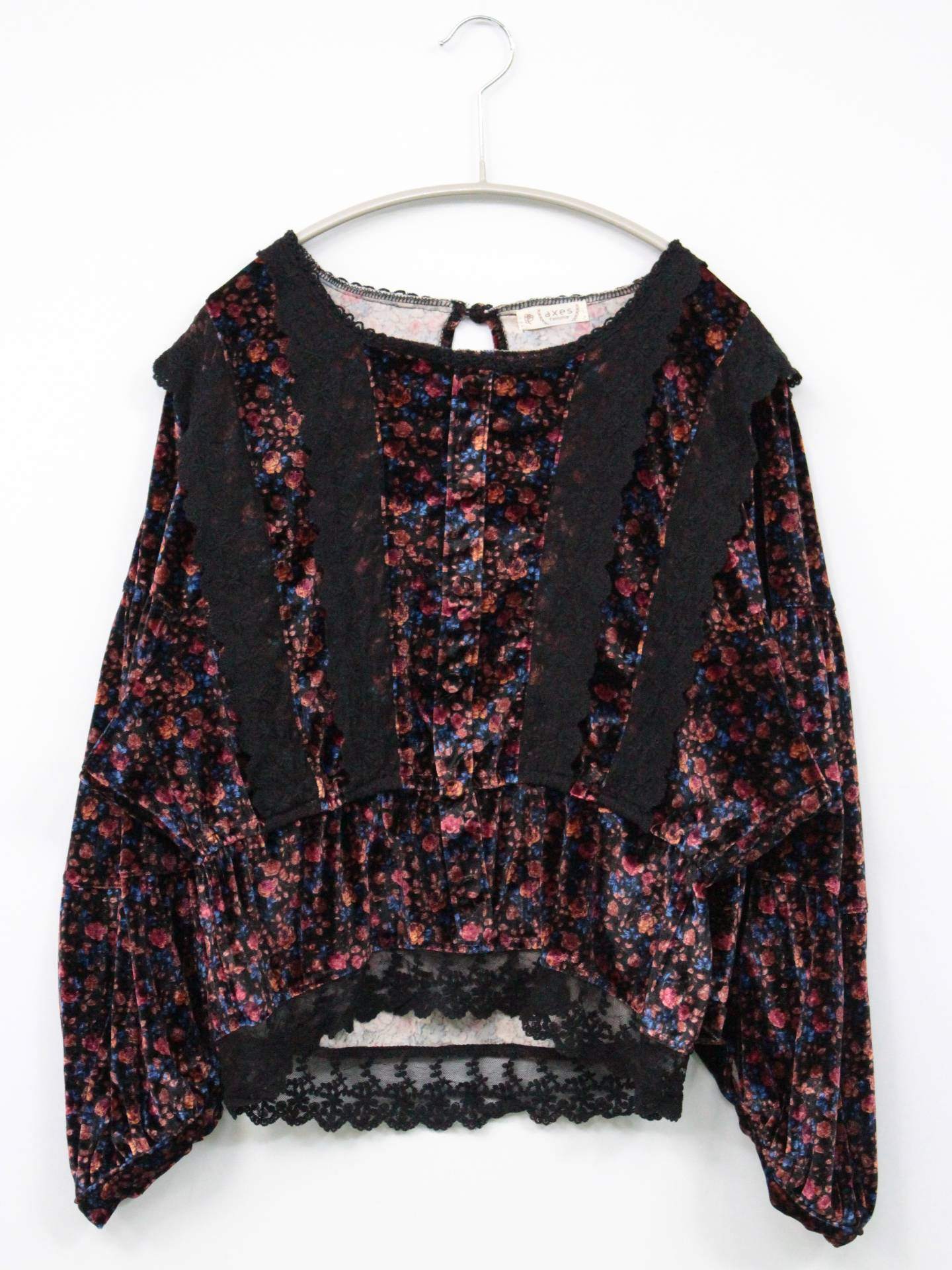 axes femme/Tシャツ/カットソー/トップス/ブラック/M 160/85