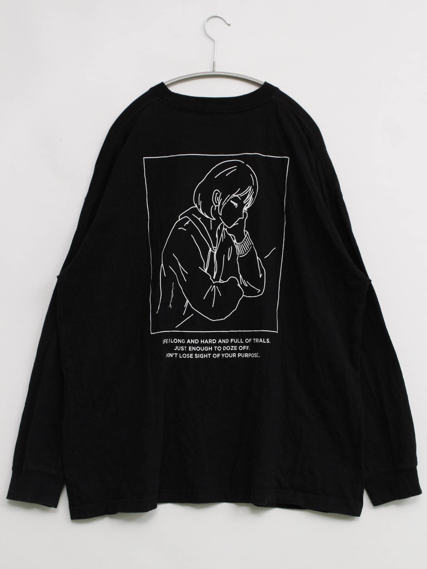 Anchor Smith/Tシャツ/カットソー/トップス/ブラック/M