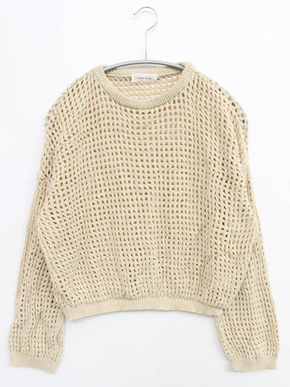 AmbreNeige/アンブルネージュ/ニット/セーター/トップス/アイボリー/F