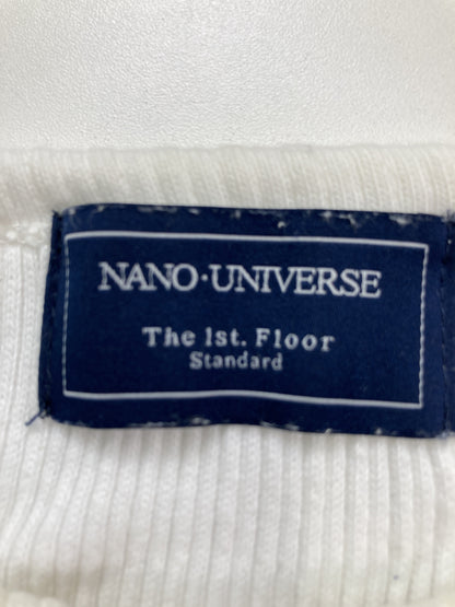 NANO-UNIVERSE/スウェット/トップス/ホワイト/M