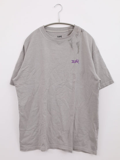 X-GIRL/エックスガール/Tシャツ/カットソー/トップス/グレー/M