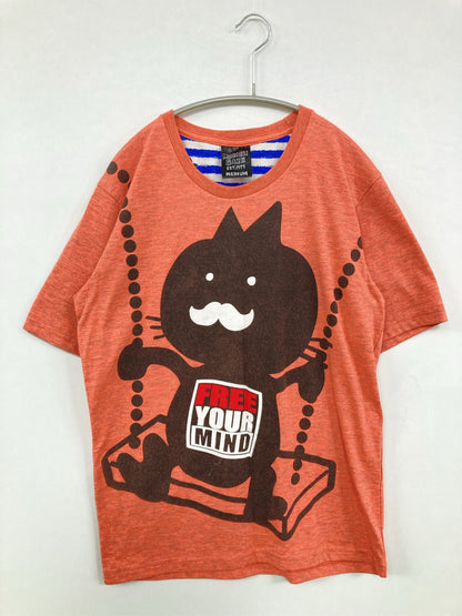 MODISH GAZE/Tシャツ/カットソー/トップス/オレンジ/M